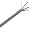 Control Cable liczba żył 4 0.09 mm² Ekranowany Alpha Wire średnica zew 3.4mm Szary