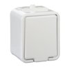 CEDAR Gniazdo pojedyncze z uziemieniem z przesłonami (schuko) IP44 białe GWN140PC01 SCHNEIDER ELECTRIC