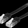 21990964 Cat.6 flat cable UTP black 1,5m