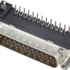 FCI D-SUB D25P13A4GX00LF Listwa męska D-Sub 90 ° Ilość styków: 25 do PCB 1 szt.