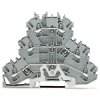 Wielopoziomowy blok zaciskowy WAGO poziomy: 3 TOPJOB S Szary 300V 2.5mm² Wciskane IECEx/ATEX/CSA