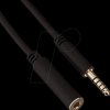 85796 Extension Cable Stereo Jack 4.4 mm 5 pin male to female 1 m blac