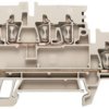 Multi level terminal block, spring balancer connection, 0.5-2.5 mm², 24 A, 8 kV, dark beige, 1216470000