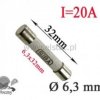 20A bezp. ceramik zwłoczny 6,3x32mm SIBA 440V