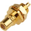 Złącze koncentryczne Montaż na panelu Żeński 50Ω typ złącza Złącze SMC 10GHz Lutowane