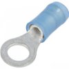 1x Konektor oczko 3,2mm na kabel 1,5-2,5mm2 izolowany niebieski