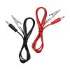 Kabel pomiarowy z krokodylami czarny/czerwony
