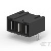 Listwa stykowa PCB 3-pinowe ELCON Mini raster: 5.7 mm Kąt prosty 1-rzędowe TE Connectivity Płyta 400 V W osłonie