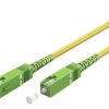 Kabel światłowodowy (FTTH), Singlemode (OS2) Yellow, Żółty (Simplex), 5 m - Długość kabla 5 m