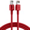 Patch cable, RJ45 plug, straight to RJ45 plug, straight, Cat 6A, S/FTP, LSZH, 7 m, red, DCK1001RT.7