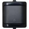 BRYZA Przycisk światło IP54 10AX 250V czarny 180903