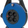 Przedłużacz bębnowy 10m 4 gniazda Szpula przedłużacza typ Typ E - gniazdo francuskie Typ E – francuski 230 V