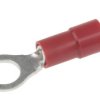 Zacisk oczkowy rozmiar przewodu 1.5mm² Ø , M5 izolowany średnica wew 5.3mm Czerwony RS PRO