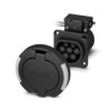 Złącza do pojazdów elektrycznych 1532 Typ EV 2 0.5mm² 5-pinowe Phoenix Contact Żeńskie 32A, dł. kabla 500 mm