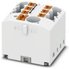Distribution block, push-in connection, 0.14-4.0 mm², 7 pole, 24 A, 6 kV, white, 3273472