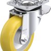 Blickle 936607 LK-ALTH 125K-1-ST-CO Rolka obrotowa z blachy stalowej Średnica koła: 125 mm Maksymalne obciążenie: 350 kg