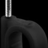 64682 Cable clamp 9 mm black box of 100 pcs