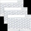 2027 year planner, 100 x 70 cm, x3