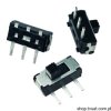 EG1270 Slide Switch SPDT On-On 300 mA 6Vdc THT E-SWITCH