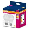 2PAK Żarówka LED E27 A60 19W = 150W 2452lm 3000K Ciepła 200 OSRAM VALUE