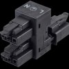 890-636 WINSTA® MINI, h-splitter 1 x plug/2 x female connector