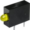 Signal light, yellow, 3 mcd, pitch 5.08 mm, LED number: 1, RTE.3104Y