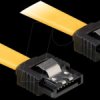 82797 Cable SATA 6 Gb/s str/str 10 cm yellow Metall