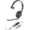 HP 8X230AA Blackwire C5210 On-ear headset Black Corded Noise cancelling