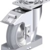 Blickle 938432 L-RD 182R-FI-VLI-FS Rolka obrotowa z blachy stalowej Średnica koła: 180 mm Maksymalne obciążenie: 300 kg