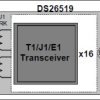 16-Port T1/E1/J1 Transceiver