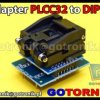 Adapter PLCC32 to DIP32 z podstawką testową ZIF Yamaichi