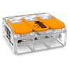 Szybkozłączka uniwersalna 3x0,5-6mm2 transparentna 221-613