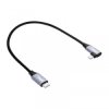 Kabel USB Akyga AK-USB-55 USB type C (m) / Lightning (m) kątowy ver. 2.0 30W 0.3m