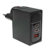 Ładowarka USB, 2xUSB-C, 1xUSB-A, ładowarka sieciowa, szybkie ładowanie 100W GaN FNIRSI