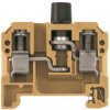 Fuse terminal block, 2 pole, 0.5-10 mm², 500 V, 10 A, 0501600000