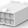 Plug housing, 8 pole, pitch 4.2 mm, straight, natural, 1969598-8