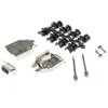 MH Connectors Mhdtpk9-Db9S-K D-Sub Receptacle Set 180° 9 Pins Solder Bucket 1