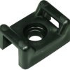 Mounting base, max. bundle Ø 3 mm, PP, black, (L x W x H) 21.9 x 15.5 x 9.4 mm, TM3S8-C100