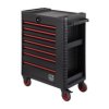Szafka narzędziowa, na kółkach, 7-szufladowa, 1018 x 746 x 458mm, materiał: Stal, RS PRO
