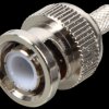BNC crimp plug for RG 58, 50 Ohm