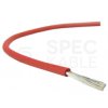 Kabel silikonowy SIF 180°C 1,5mm2 jednożyłowy czerwony 300/500V ciepłoodporny bezhalogenowy LSOH linka TKD