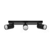 Oprawa ścienno-sufitowa MANAM GU10 3L BLACK 03765