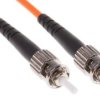 Kabel światłowodowy, średnica: 50/125μm, OM2 Wielomodowy, Pomarańczowy, ST / ST