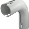 Fitting pipe bend, 90°, (L x H) 83.2 x 23 mm, head Ø 21 mm, PP, light gray, for M20, 2154054
