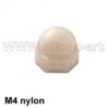 M4 Nylon domed nuts - bag of 50