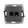 Icon Mechanizm Gniazda Telefonicznego 1Xrj11 + Komp. 1Xrj45 Kat. 5E, 8-Styk,...