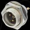 RT4MPR TINY xlr panel connector, 4-pin, wall thicknesses of up to 3 mm