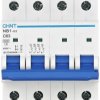 Chint 179752 NB1-63 4P C63 6kA DB Wyłącznik automatyczny 4 styki 63 A 240 V, 415 V