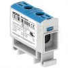 Listwa zaciskowa 1-torowa Al/Cu 2,5-35mm2 135A 1500V na szynę TH35 niebieski OTL35 MOREK