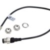 Czujnik indukcyjny, zabudowane, z konfiguracją wyjścia: NPN/NO, max. 0,2A, M12,przewody, 0...1,5mm, IP67, PRW08-1.5DN
